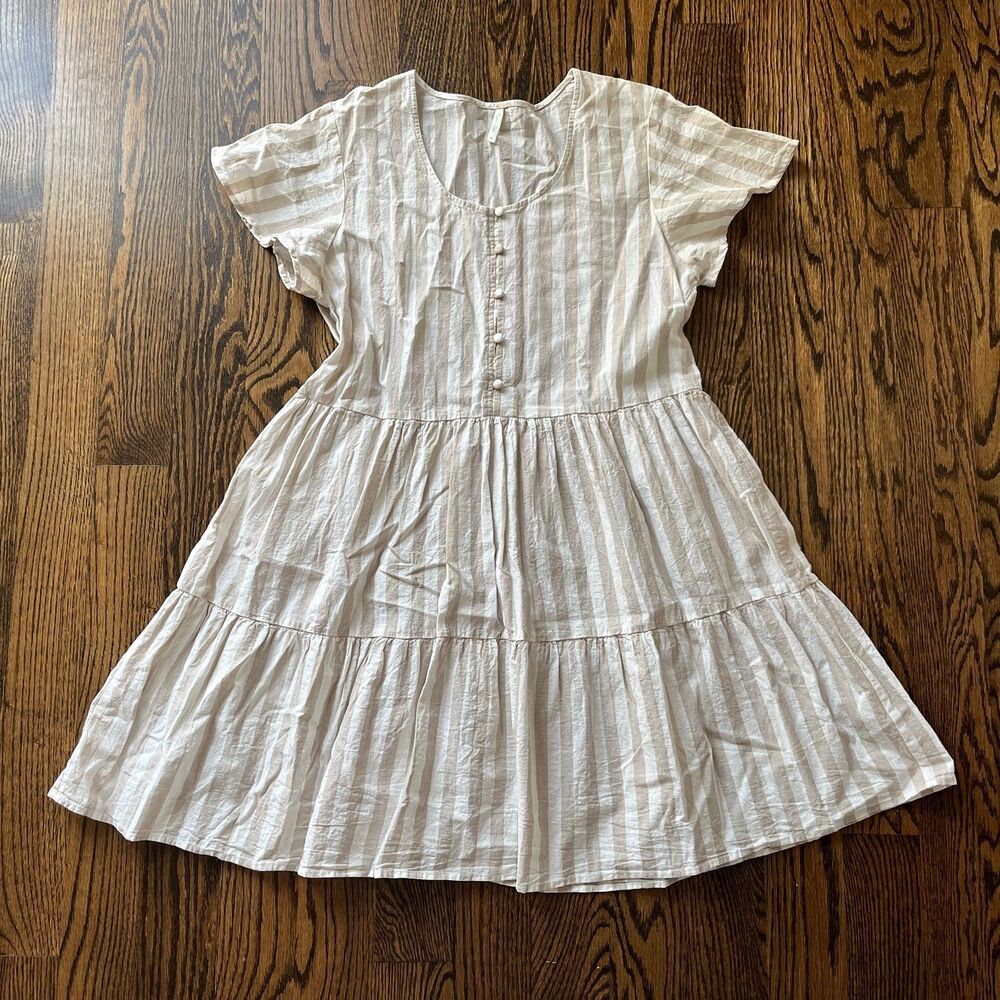 Rylee & Cru Linen Cotton Dress (XL)